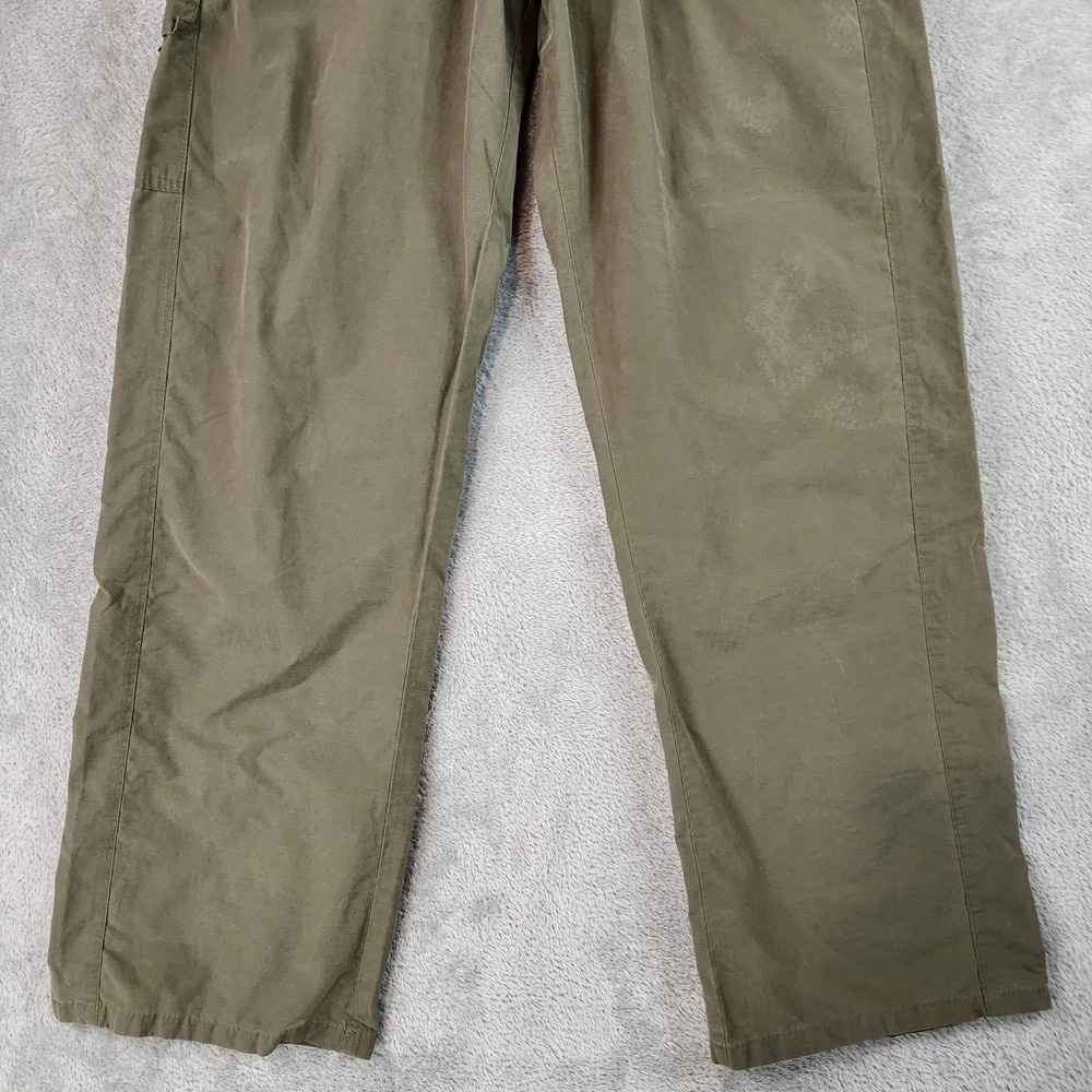 Prana Pants Womens Large Olive Green Cargo Utility Outdoor Hiking Casual - Picture 9 of 12
